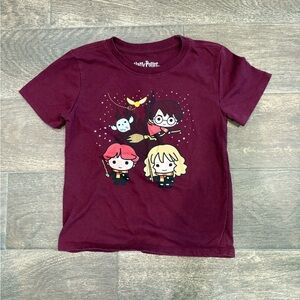 Burgundy Harry Potter Kids Tee